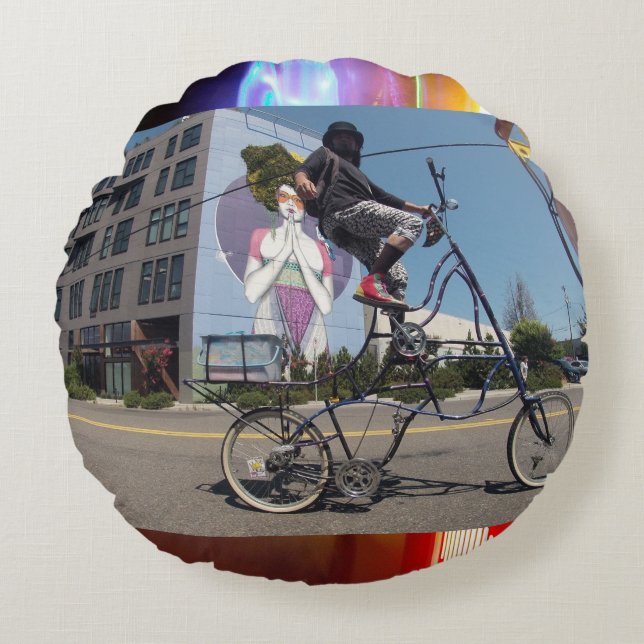 Dingo Dizmal tallbike Portland Round Cushion (Front)