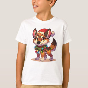Dingo Merry Christmas Winter Animals Cute Dingos T-Shirt
