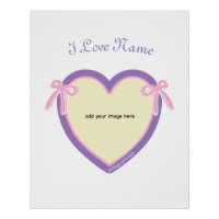 Dingus Bows & Heart Personalised