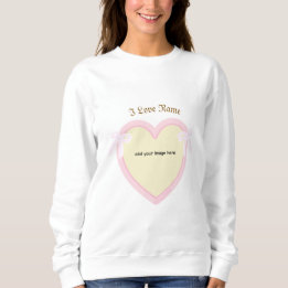 Dingus Bows & Heart Personalised Sweatshirt