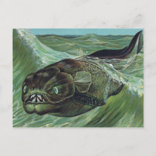 Dinicthys Prehistoric Animal Postcard