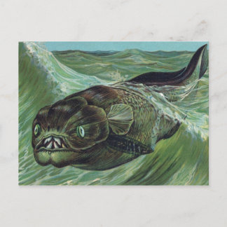 Dinicthys Prehistoric Animal Postcard