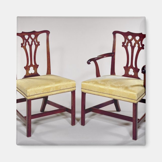 Dining chairs, with interlaced splat backs magnet (Front)