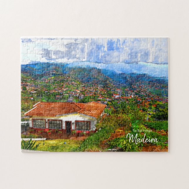 Dining in Madeira , Portugal  Jigsaw Puzzle (Horizontal)