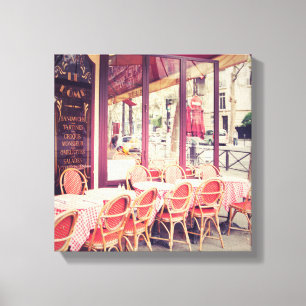 Dining In Paris Al Fresco Canvas Print
