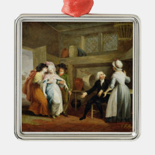 'Dining in the Hayfields' (surprised by Mr Thornhi Metal Tree Decoration