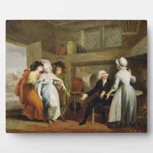 'Dining in the Hayfields' (surprised by Mr Thornhi Plaque