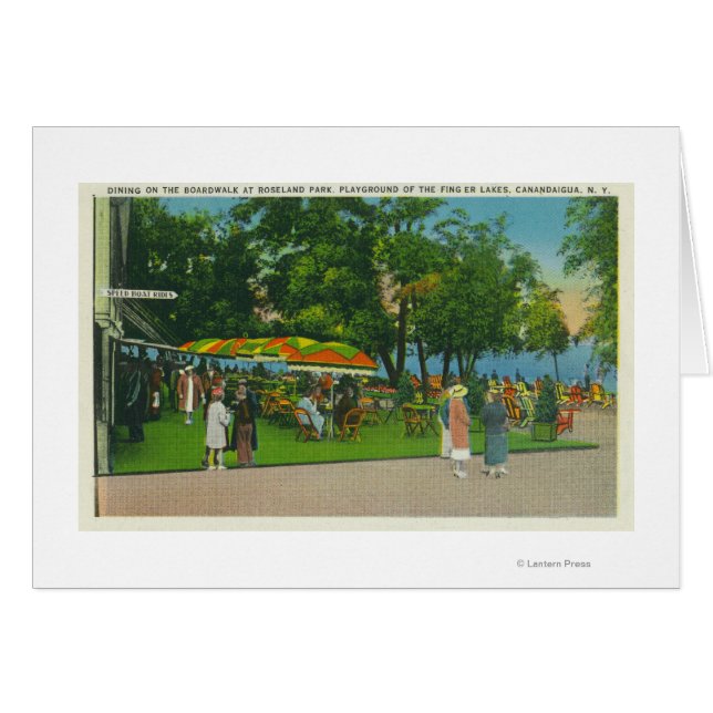 Dining on the Boardwalk at Roseland Park Scene (Front Horizontal)