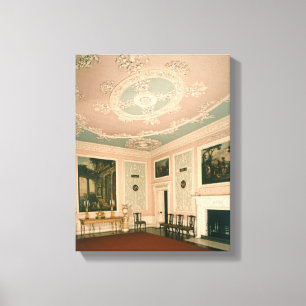 Dining room furniture, 1767 canvas print