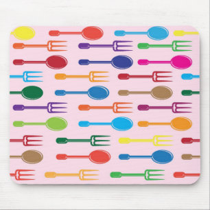 Dining Texture Mouse Mat