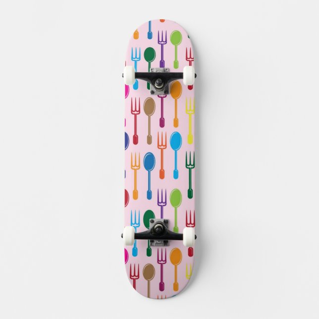 Dining Texture Skateboard (Front)