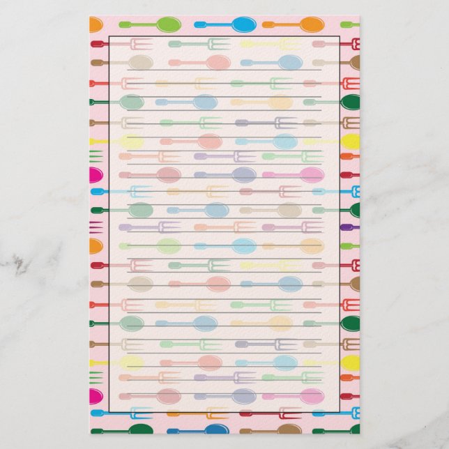 Dining Texture Stationery (Front)