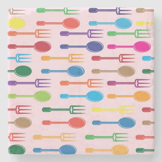 Dining Texture Stone Coaster (Front)