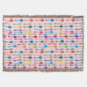 Dining Texture Throw Blanket