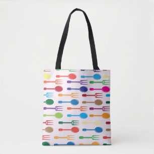 Dining Texture Tote Bag