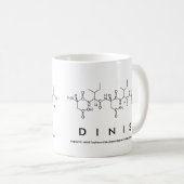 Dinis peptide name mug (Front Right)