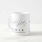 Dinis peptide name mug (Front Left)