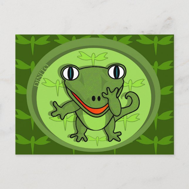 Dinito, the super deformed dinosaur! Postcard (Front)