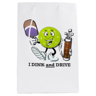 Dink and Drive 2 (pickleball/golf) Medium Gift Bag