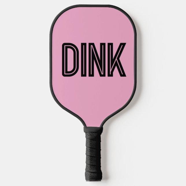 DINK Custom Pink Pickleball paddle (Front)