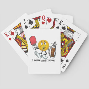 Dink & Drive (PIckleball/Golf:) Playing Cards