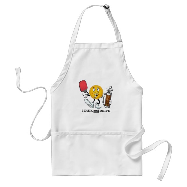Dink & Drive (pickleball & golf) Standard Apron (Front)