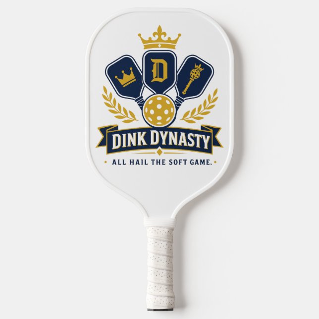 Dink Dynasty - Pickleball Royalty Paddle (Front)