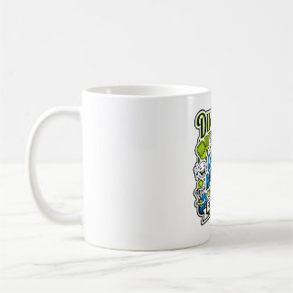 Dink Hard Laugh Harder Pickleball Typography Coffee Mug