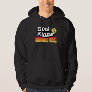 Dink Kings Cute Pickleball Team 80s Pickle Ball R Hoodie