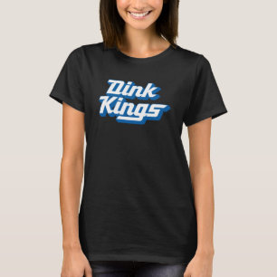 Dink Kings  Cute Pickleball Team 80s Pickle Ball R T-Shirt
