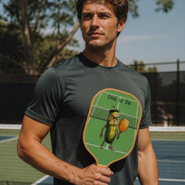 Dink or Die Funny Dill Pickleball Paddle (Creator Uploaded)