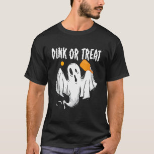Dink Or Treat Halloween Pickleball T-Shirt