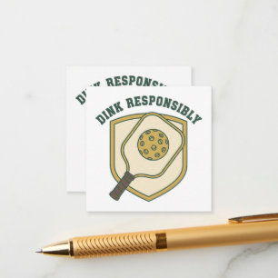 Dink Responsibly Enclosure Card
