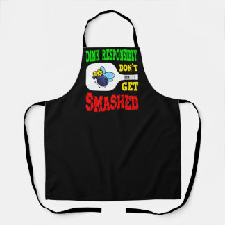 Dink Responsibly - Funny Pickleball Apron