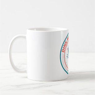 Dink Responsibly Pickleball Badge Emblem Design Coffee Mug