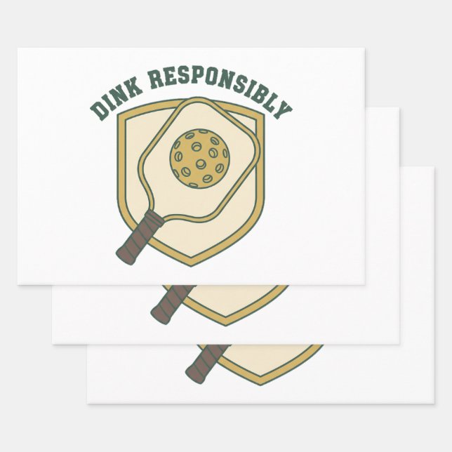  Dink Responsibly Wrapping Paper Sheet (Set)