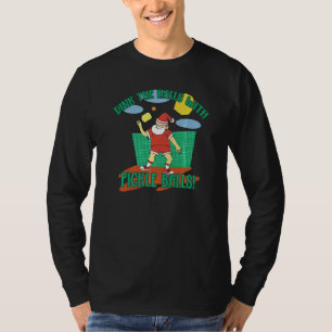 DINK THE HALLS WITH PICKLE BALLS Christmas Pickleb T-Shirt