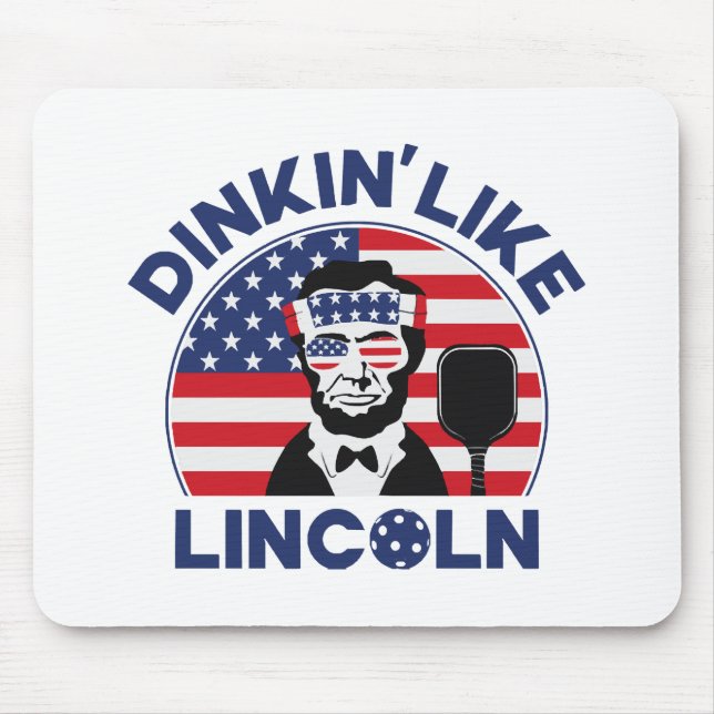 Dinkin Like Lincoln Mouse Mat (Front)