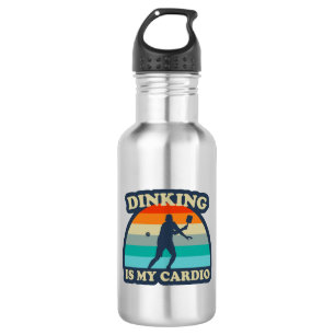 Dinking Is My Cardio Pickleball 532 Ml Water Bottle