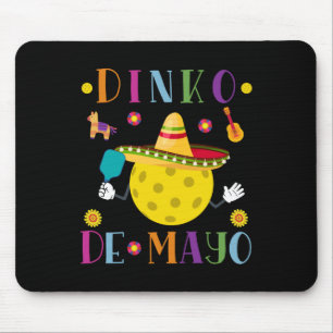 Dinko De Mayo Funny Cinco De Mayo Funny Pickleball Mouse Mat