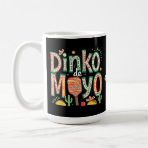 Dinko de Mayo Funny Cinco de Mayo Pickleball Pun Coffee Mug
