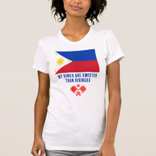 DINKS SWEETER THAN BIBINGKA Philippines Pickleball T-Shirt