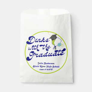 Dinks with the Graduate Pickleball Graduation Favour Bags