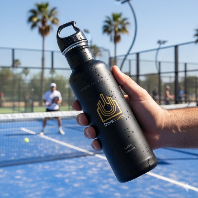 DINKVIBES Elite Luxury Custom Name Water Bottle -  (Creator Uploaded)