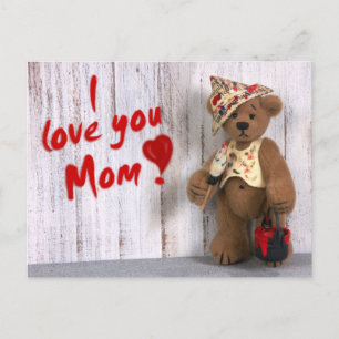 Dinky Bears: I love you Mum Postcard