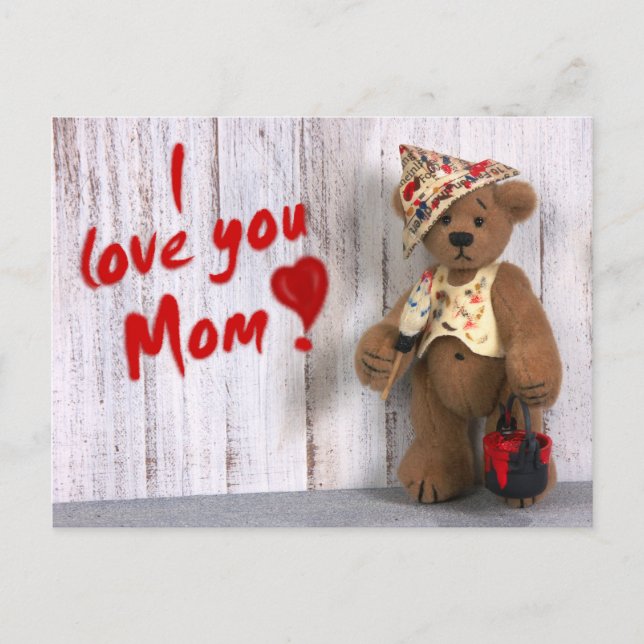 Dinky Bears: I love you Mum Postcard (Front)