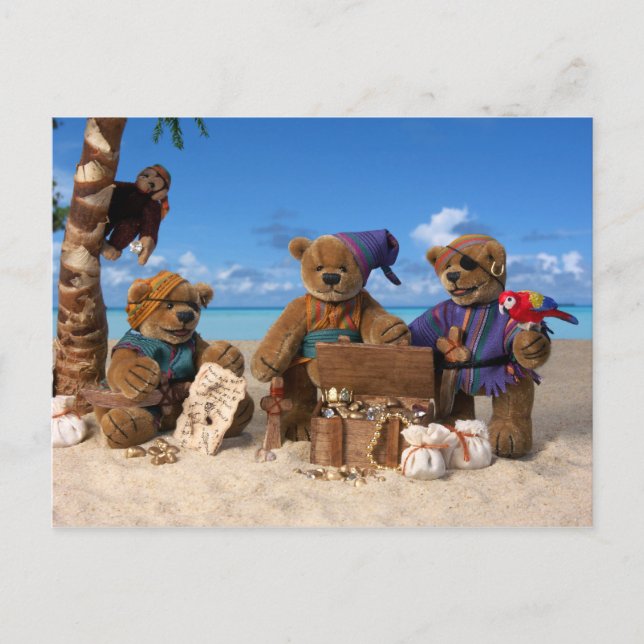 Dinky Bears: Little Pirates Postcard (Front)