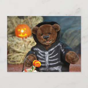 Dinky Bears Little Skeleton Postcard