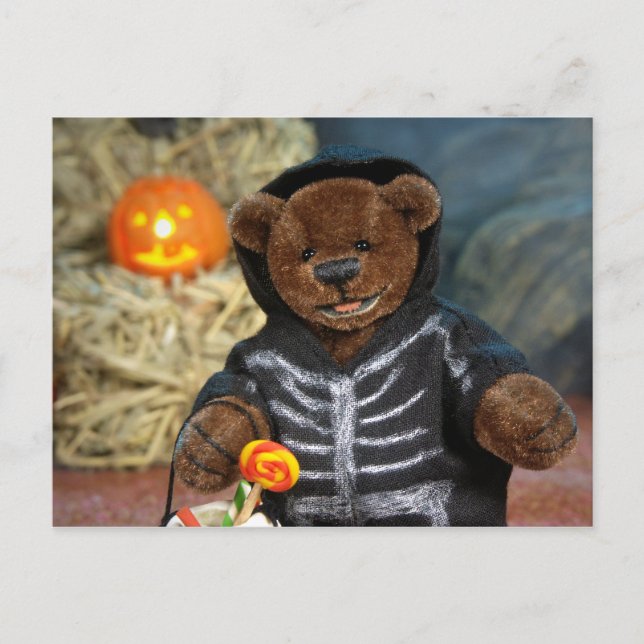Dinky Bears Little Skeleton Postcard (Front)