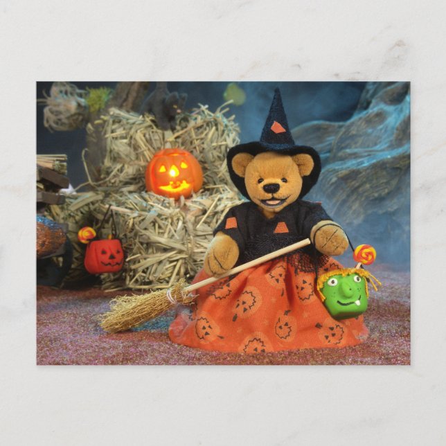 Dinky Bears Little Witch Postcard (Front)